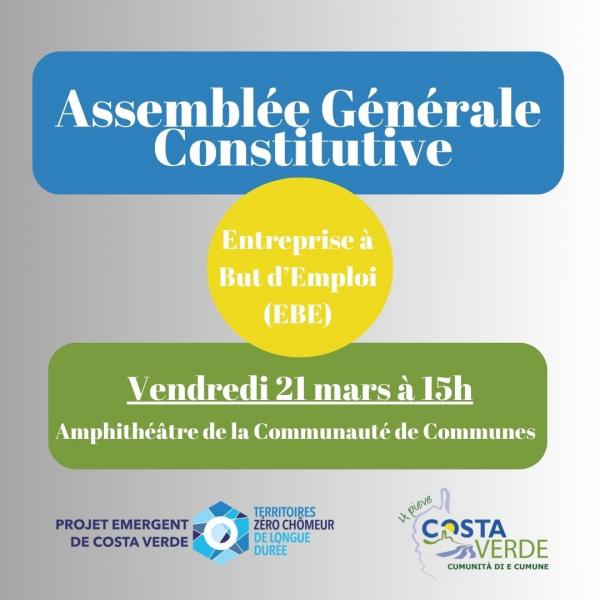 1ère AG - Entreprise à But d'Emploi